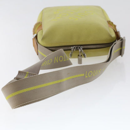 LOUIS VUITTON Damier Geant Weatherly Shoulder Bag Yellow M80636 LV Auth bs6902