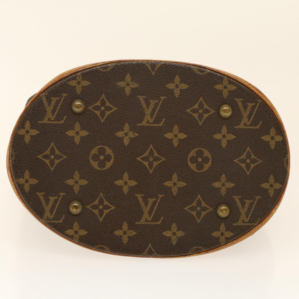 LOUIS VUITTON Monogram Bucket PM Shoulder Bag Vintage M42238 LV Auth bs6909