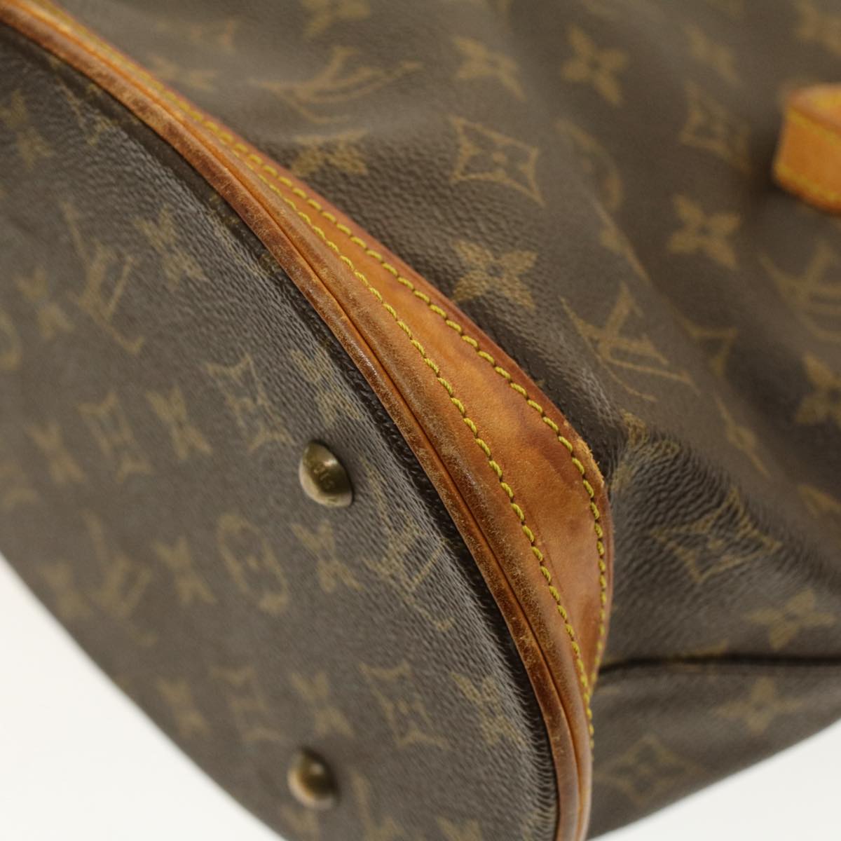 LOUIS VUITTON Monogram Bucket PM Shoulder Bag Vintage M42238 LV Auth bs6909