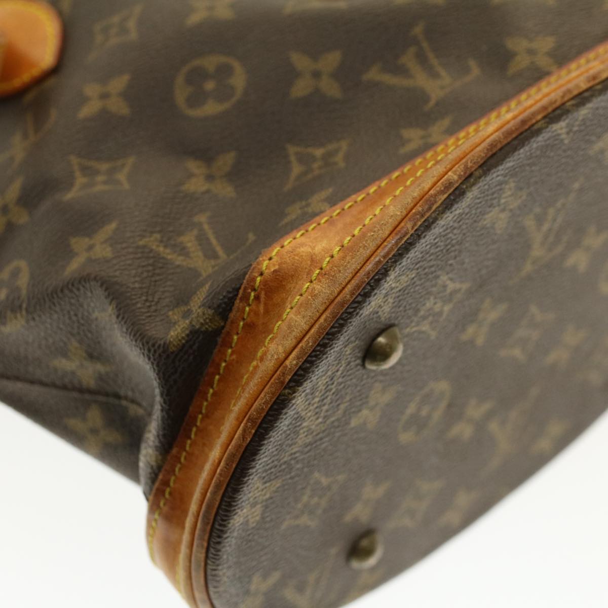 LOUIS VUITTON Monogram Bucket PM Shoulder Bag Vintage M42238 LV Auth bs6909