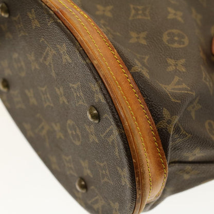 LOUIS VUITTON Monogram Bucket PM Shoulder Bag Vintage M42238 LV Auth bs6909