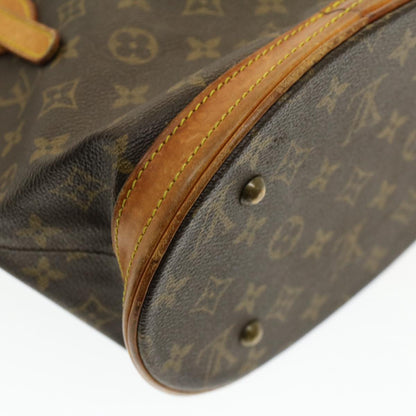 LOUIS VUITTON Monogram Bucket PM Shoulder Bag Vintage M42238 LV Auth bs6909