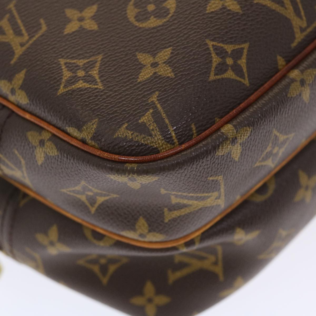 LOUIS VUITTON Monogram Reporter PM Shoulder Bag M45254 LV Auth bs6918