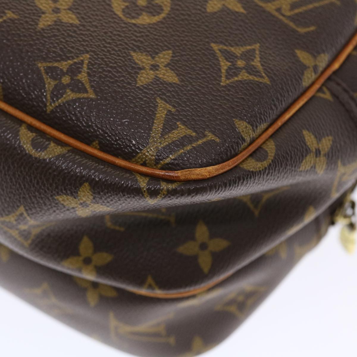 LOUIS VUITTON Monogram Reporter PM Shoulder Bag M45254 LV Auth bs6918