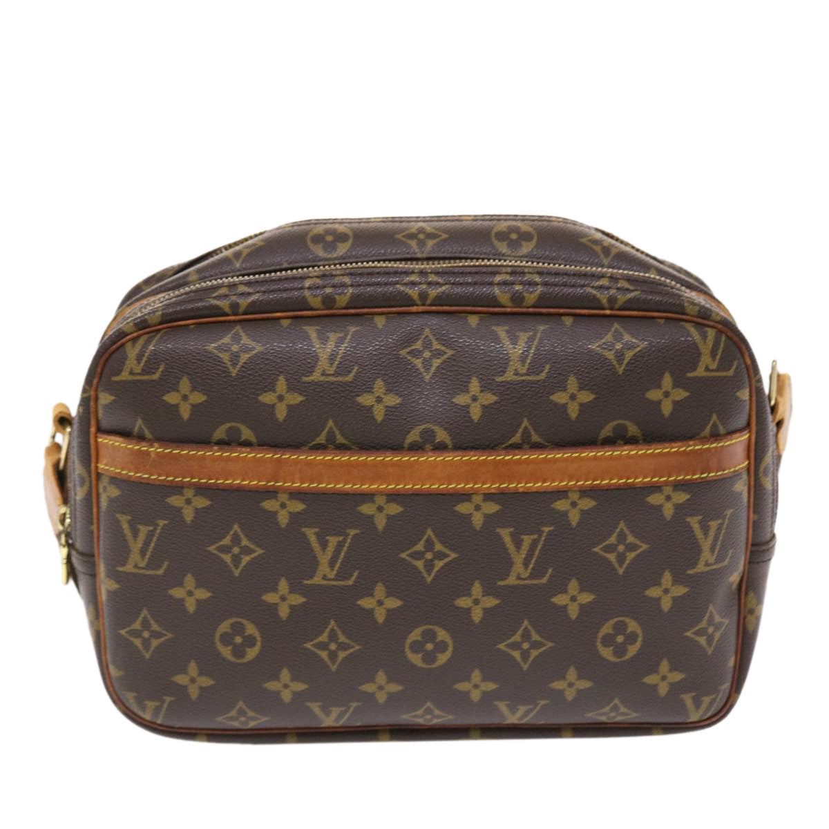 LOUIS VUITTON Monogram Reporter PM Shoulder Bag M45254 LV Auth bs6918