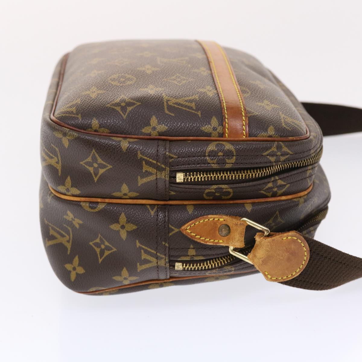 LOUIS VUITTON Monogram Reporter PM Shoulder Bag M45254 LV Auth bs6918