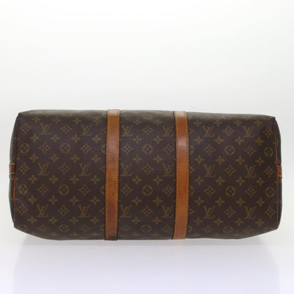 LOUIS VUITTON Monogram Keepall Bandouliere 50 Boston Bag M41416 LV Auth bs7041