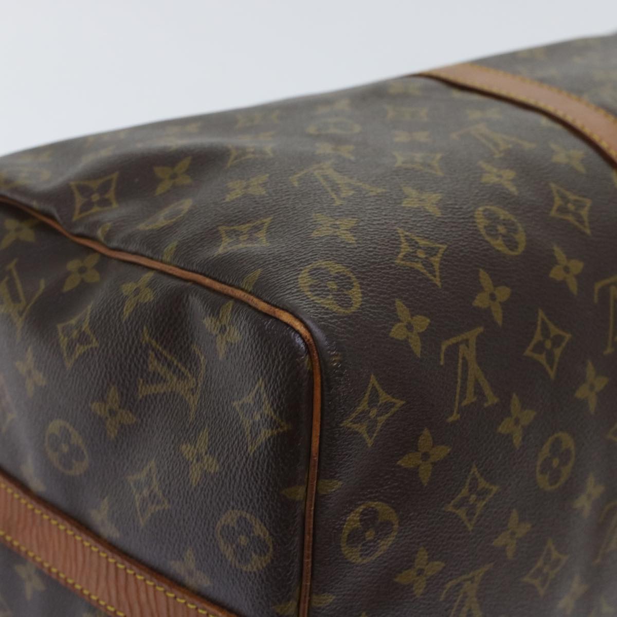 LOUIS VUITTON Monogram Keepall Bandouliere 50 Boston Bag M41416 LV Auth bs7041