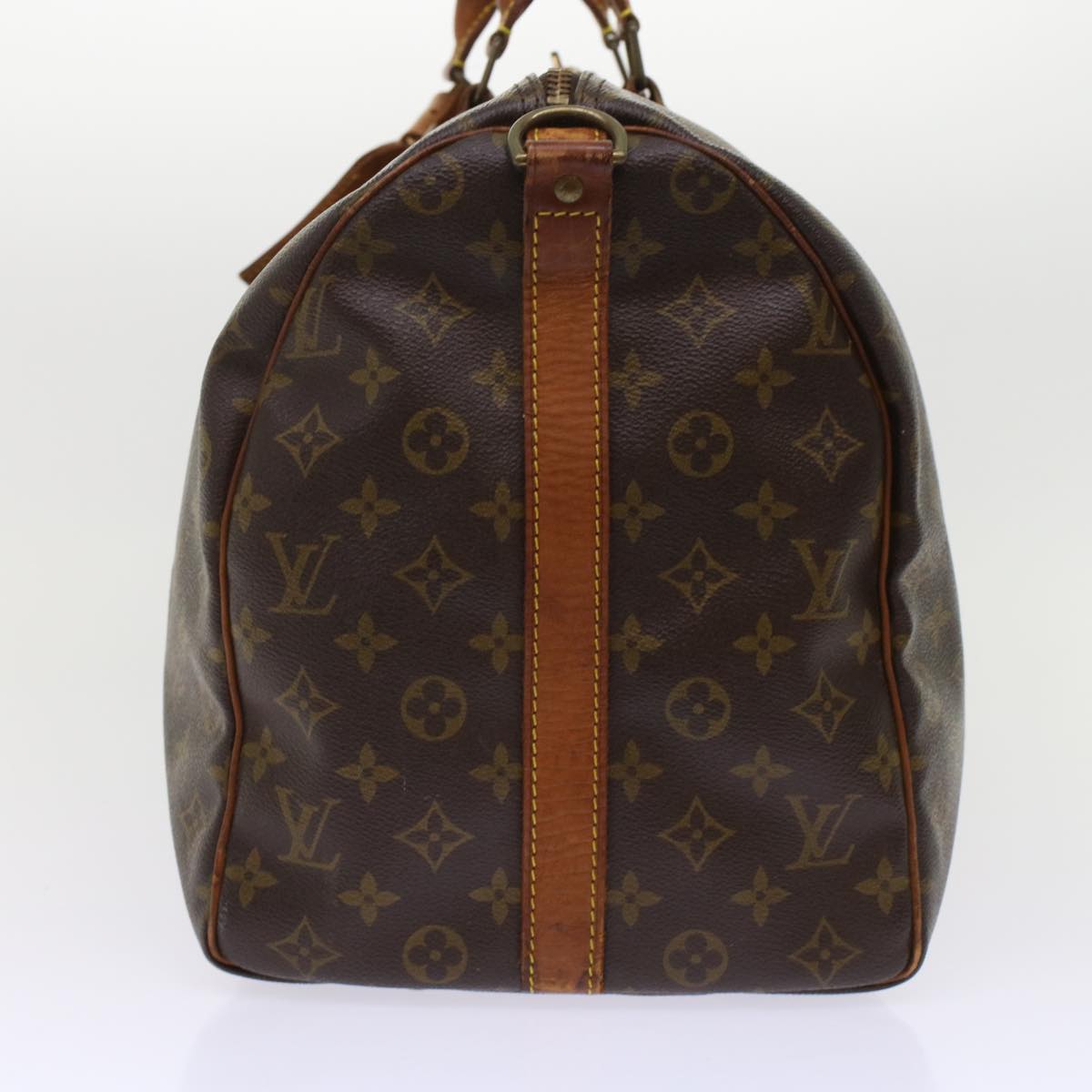 LOUIS VUITTON Monogram Keepall Bandouliere 50 Boston Bag M41416 LV Auth bs7041