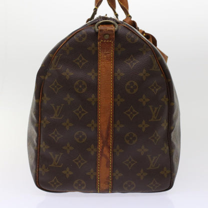 LOUIS VUITTON Monogram Keepall Bandouliere 50 Boston Bag M41416 LV Auth bs7041