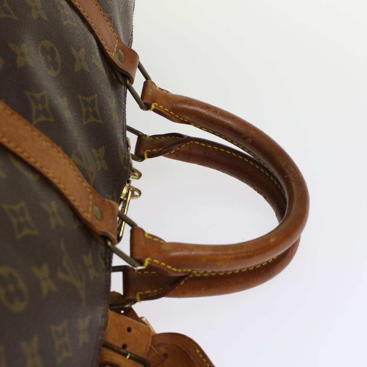 LOUIS VUITTON Monogram Keepall Bandouliere 50 Boston Bag M41416 LV Auth bs7041