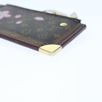 LOUIS VUITTON Monogram Cherry Blossom Pochette Cles Coin Purse M92015 LV bs7049