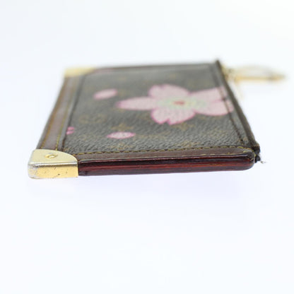 LOUIS VUITTON Monogram Cherry Blossom Pochette Cles Coin Purse M92015 LV bs7049