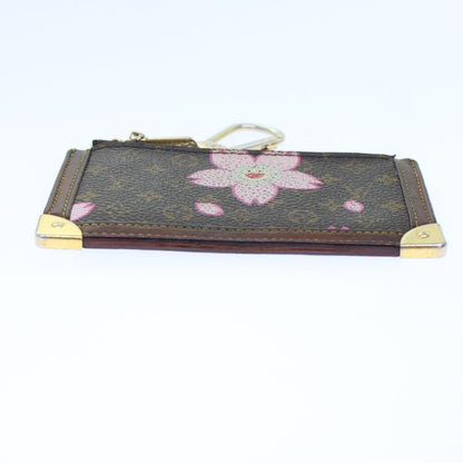 LOUIS VUITTON Monogram Cherry Blossom Pochette Cles Coin Purse M92015 LV bs7049