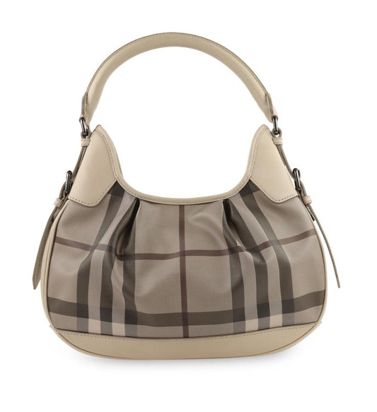 Burberry Brooklyn Beige Pvc Hobo Bag