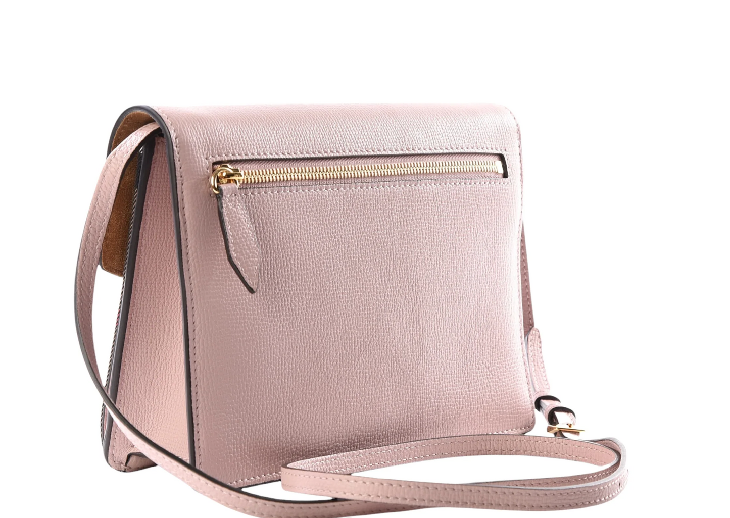 BURBERRY Macken Leather and House Check Crossbody Bag