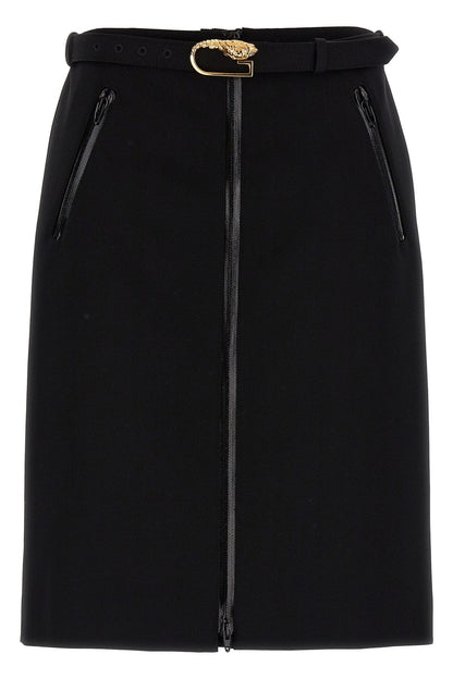 Gucci Women Wool Skirt With Removable Belt