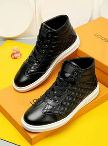 The Bags Vibe - Louis Vuitton HIgh Top Metal Black Sneaker