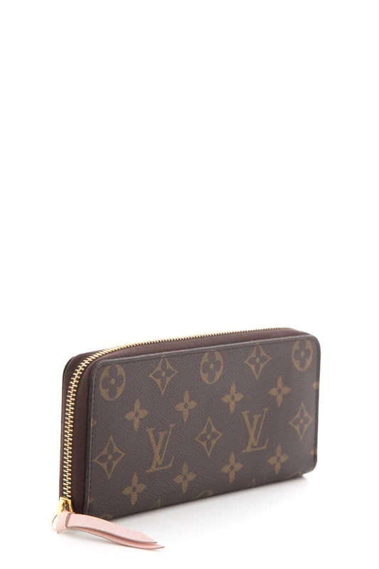 Louis Vuitton Brown & Pink Monogram Wallet