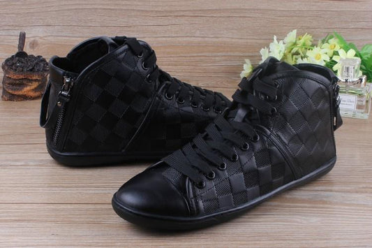 The Bags Vibe - Louis Vuitton Style Chucks Black Sneaker