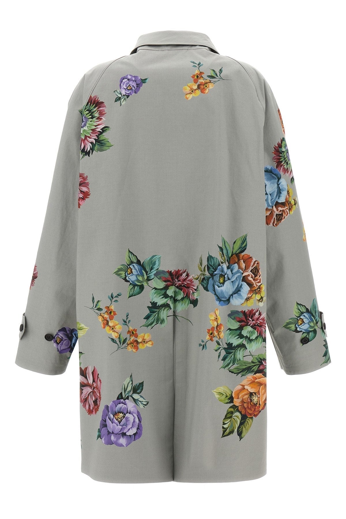 Prada Women Printed Cotton Trench Coat