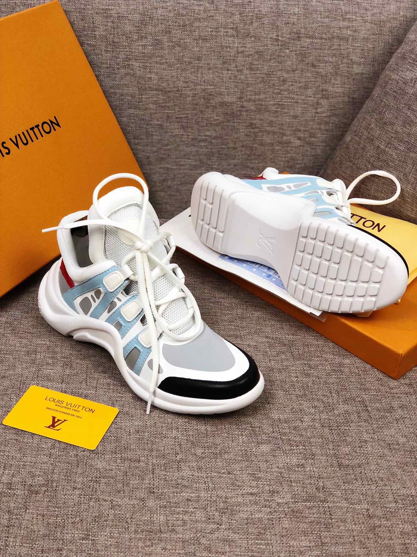 The Bags Vibe - Louis Vuitton Archlight White Black Sneaker