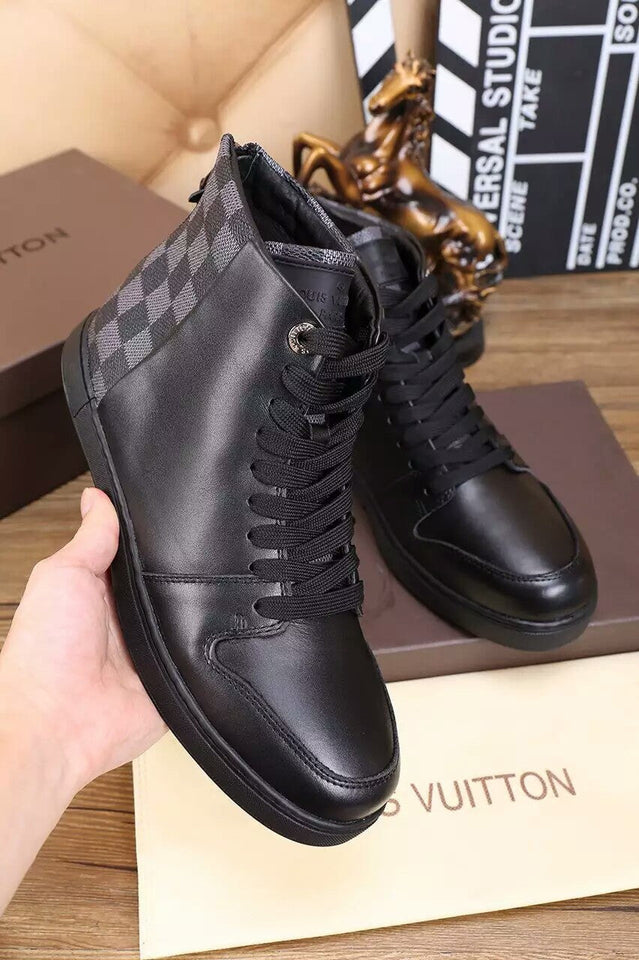 The Bags Vibe - Louis Vuitton HIgh Top Black Sneaker