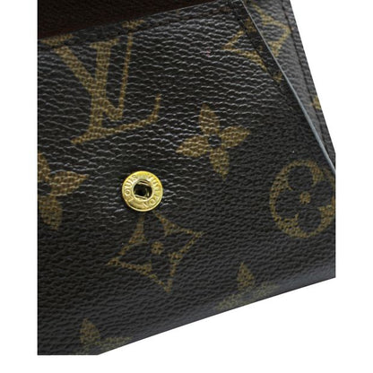 LOUIS VUITTON Monogram Canvas Compact Wallet