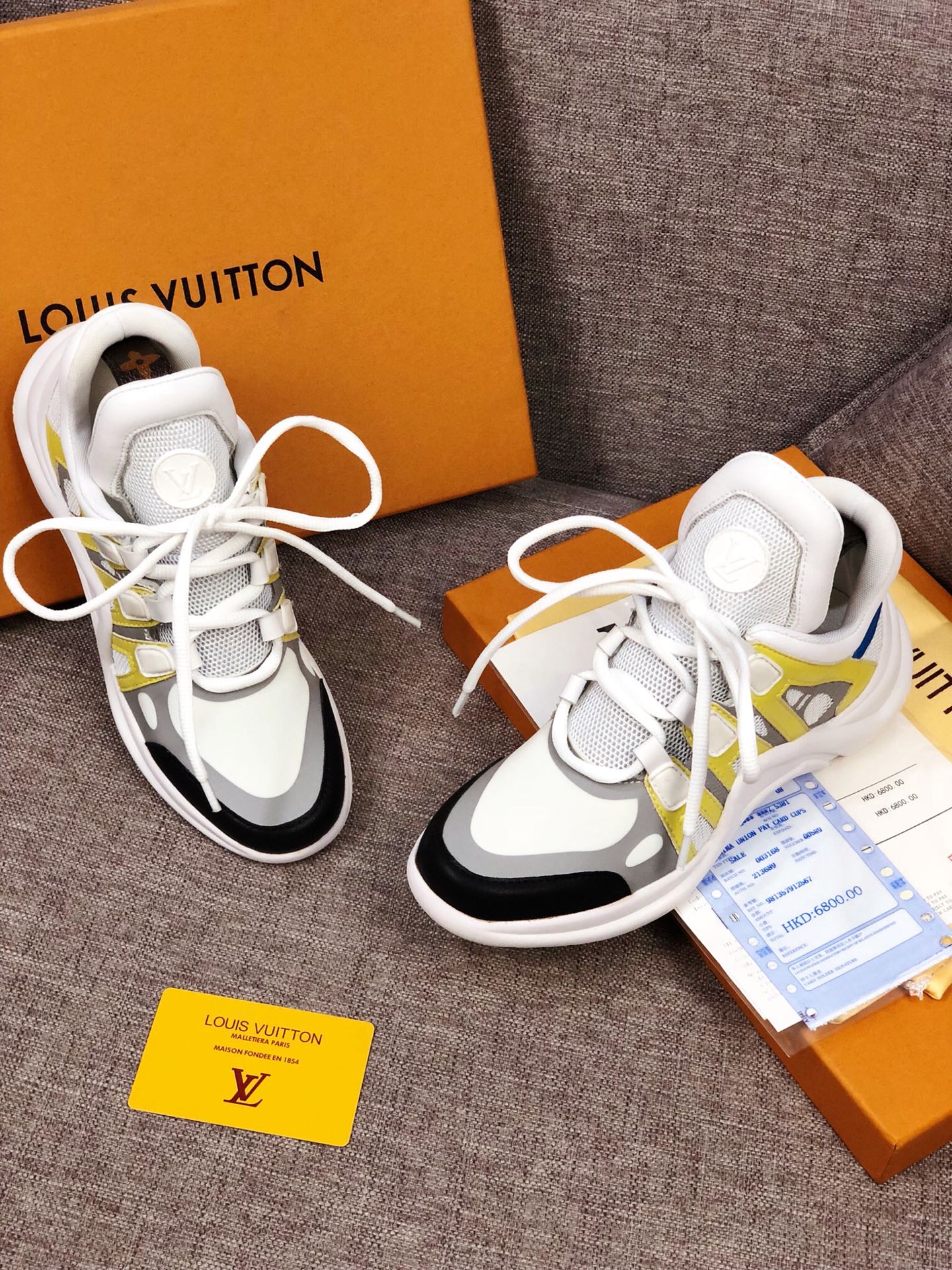 The Bags Vibe - Louis Vuitton Archlight Brown Black Yellow Sneaker