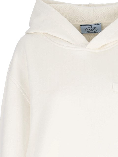 Prada Women Logo Hoodie