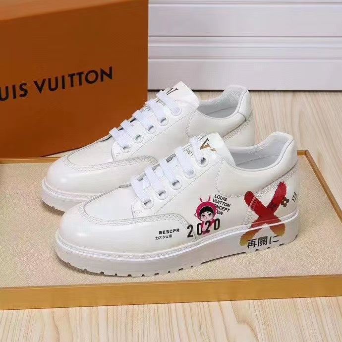 The Bags Vibe - Louis Vuitton Traners Vert White Sneaker