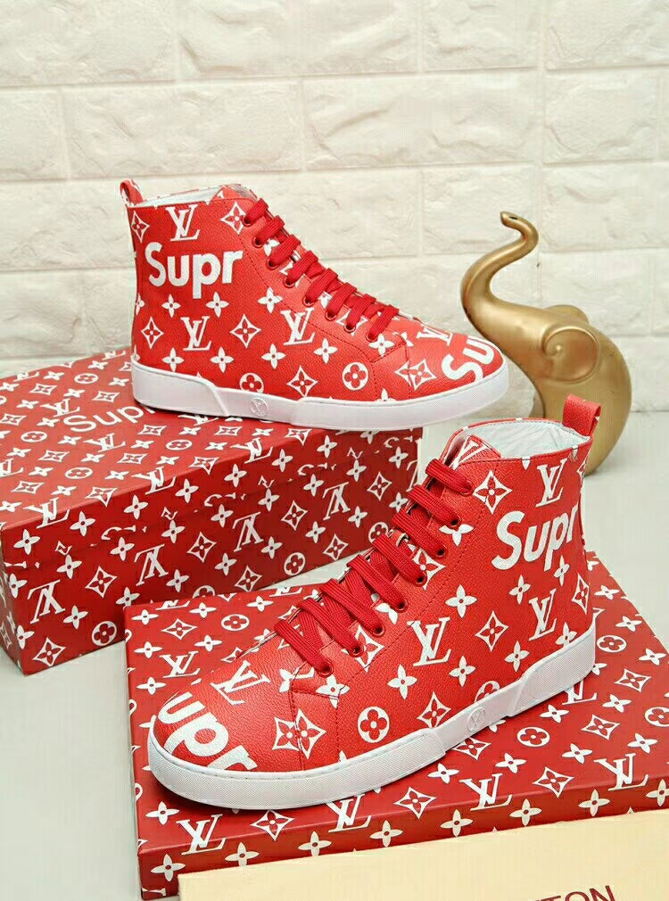 The Bags Vibe - Louis Vuitton Stellar Trainer Boot Red S Sneaker