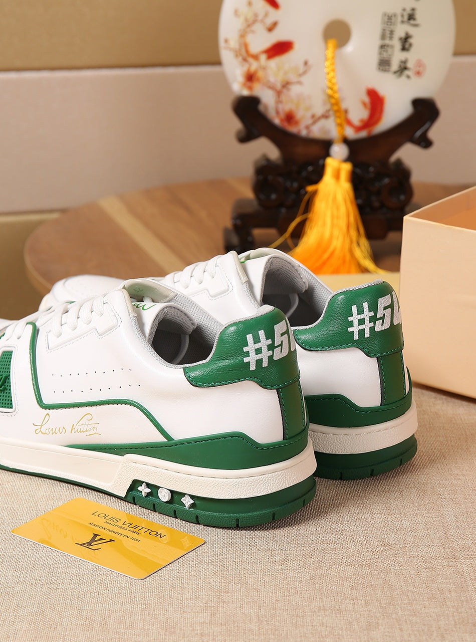 The Bags Vibe - Louis Vuitton Traners Vert Green Sneaker