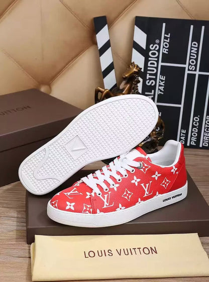 The Bags Vibe - Louis Vuitton Custom SP Red Sneaker