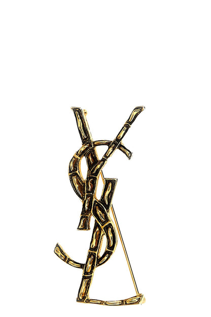 Saint Laurent Women 'Opyum Crocodile' Pin