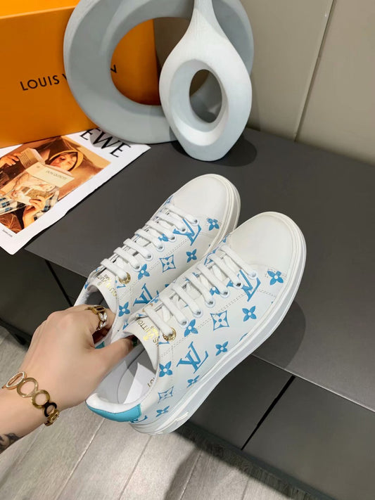 The Bags Vibe - Louis Vuitton Casual Low Blue White Sneaker