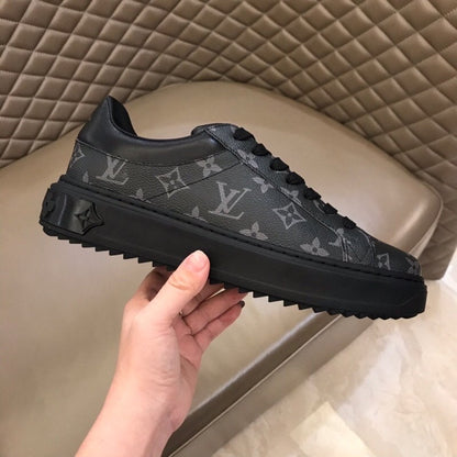 The Bags Vibe - Louis Vuitton Time Out Brown Black Sneaker