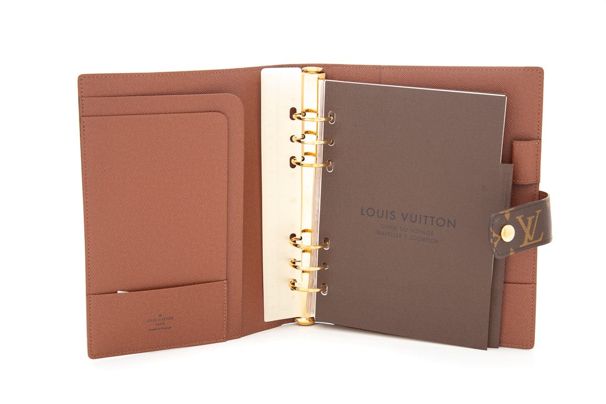 Louis Vuitton Brown Monogram Canvas Travel Log Agenda