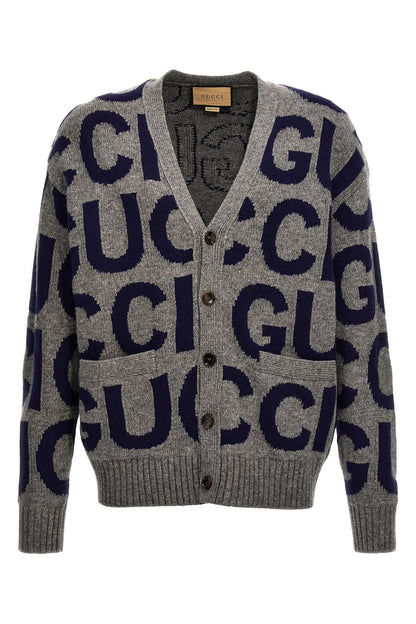 Gucci Men Logo Cardigan