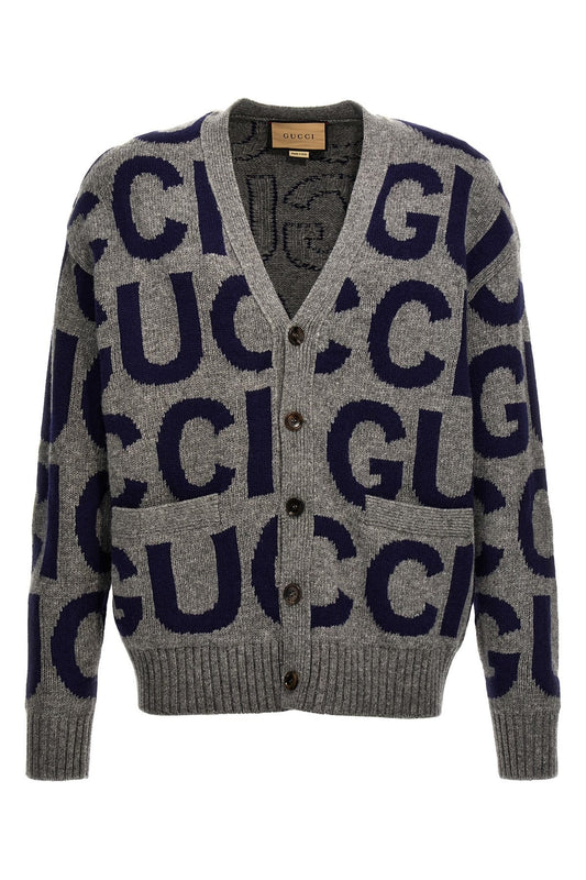 Gucci Men Logo Cardigan