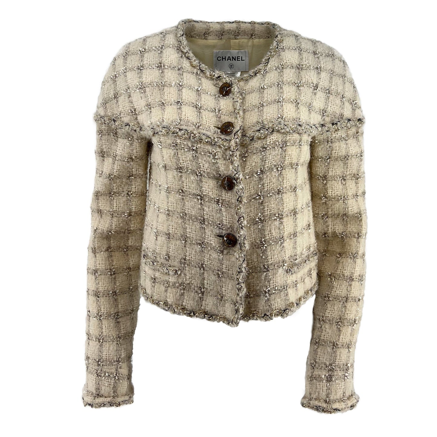 Vintage Chanel Boucle Tweed Jacket