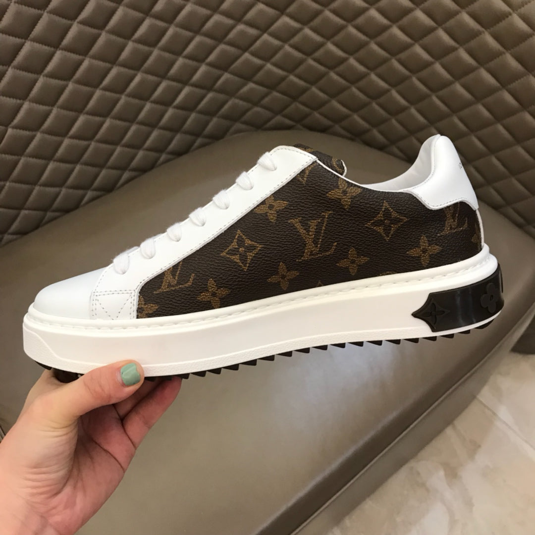 The Bags Vibe - Louis Vuitton Time Out Brown Sneaker