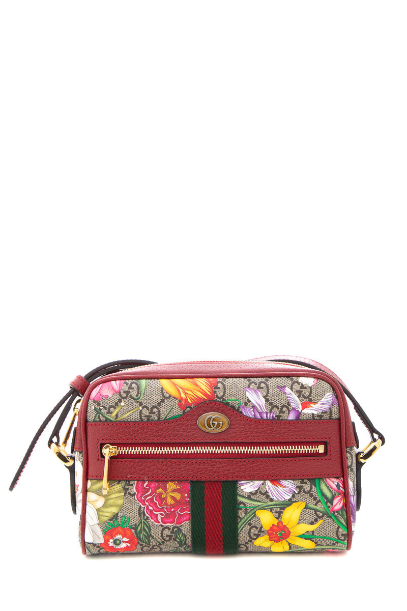 Gucci Floral GG Monogram Ophidia Cross-Body