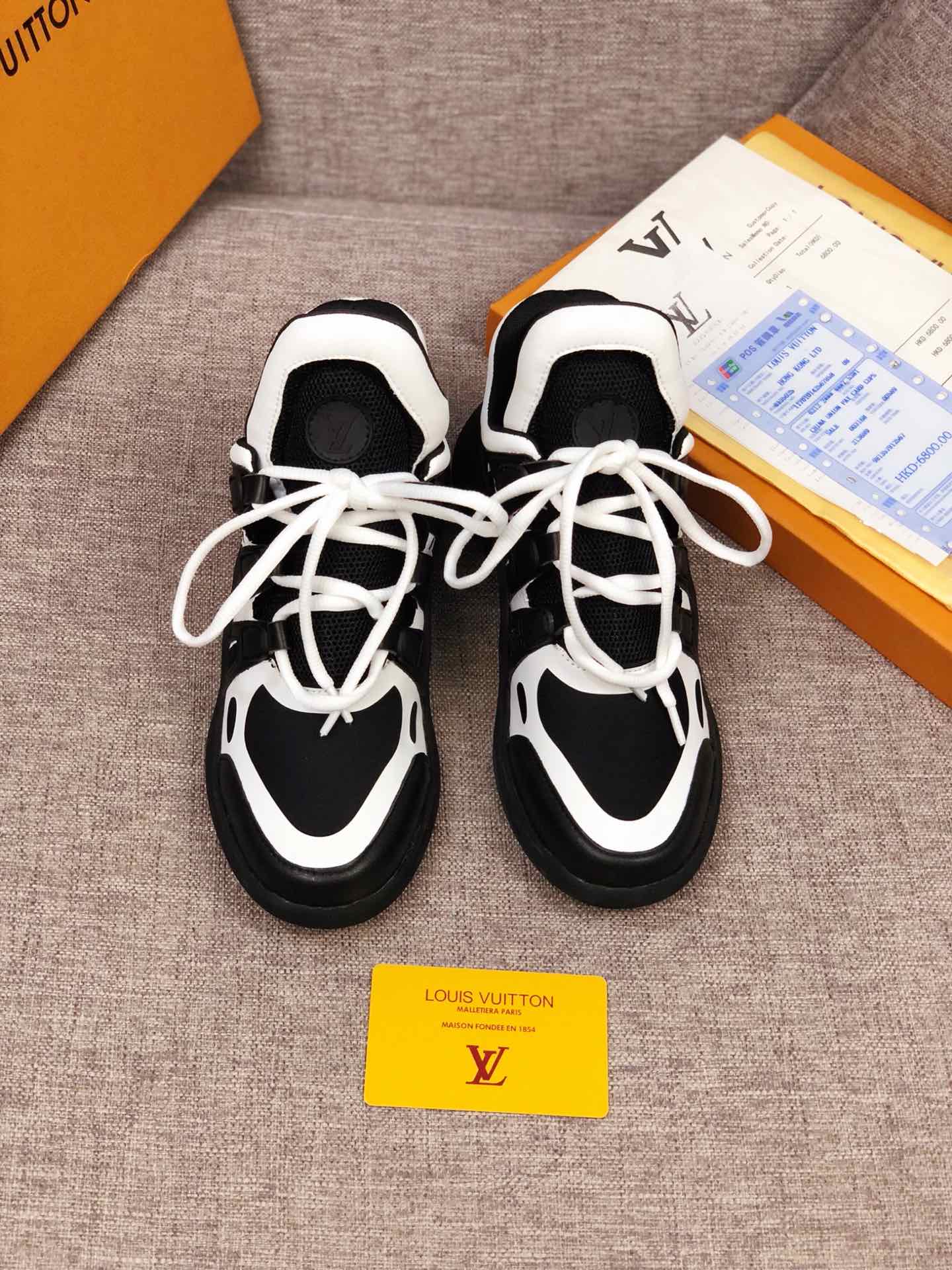 The Bags Vibe - Louis Vuitton Archlight Black White Sneaker