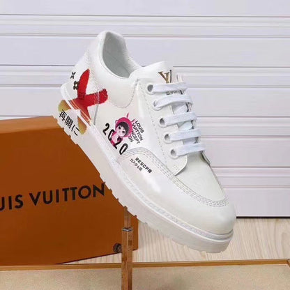 The Bags Vibe - Louis Vuitton Traners Vert White Sneaker