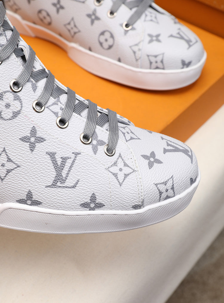 The Bags Vibe - Louis Vuitton Stellar Trainer Boot White Black Sneaker