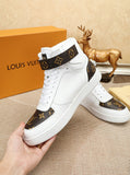 The Bags Vibe - Louis Vuitton Bombox Boot White and Brown Sneaker