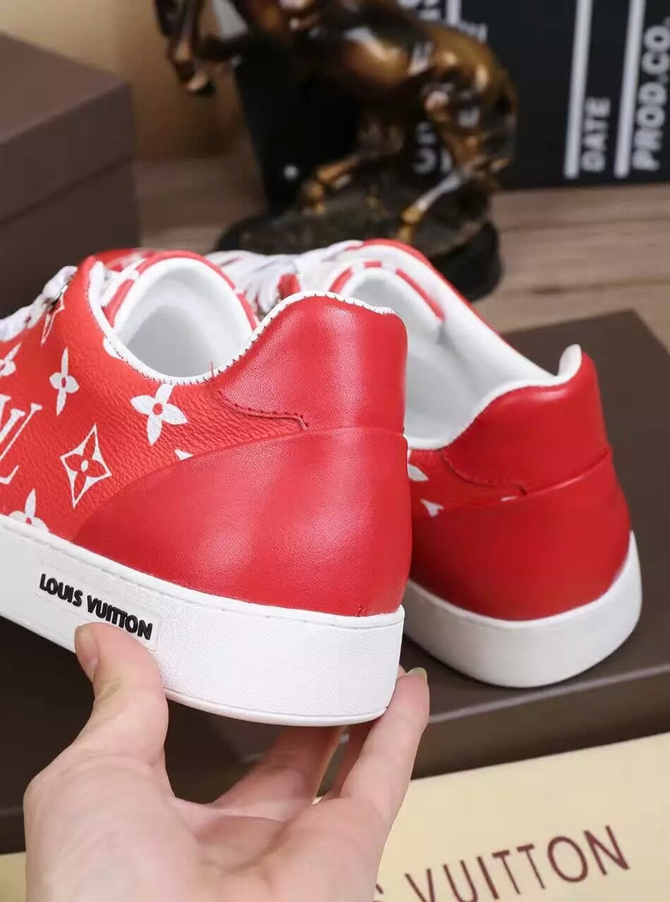 The Bags Vibe - Louis Vuitton Custom SP Red Sneaker