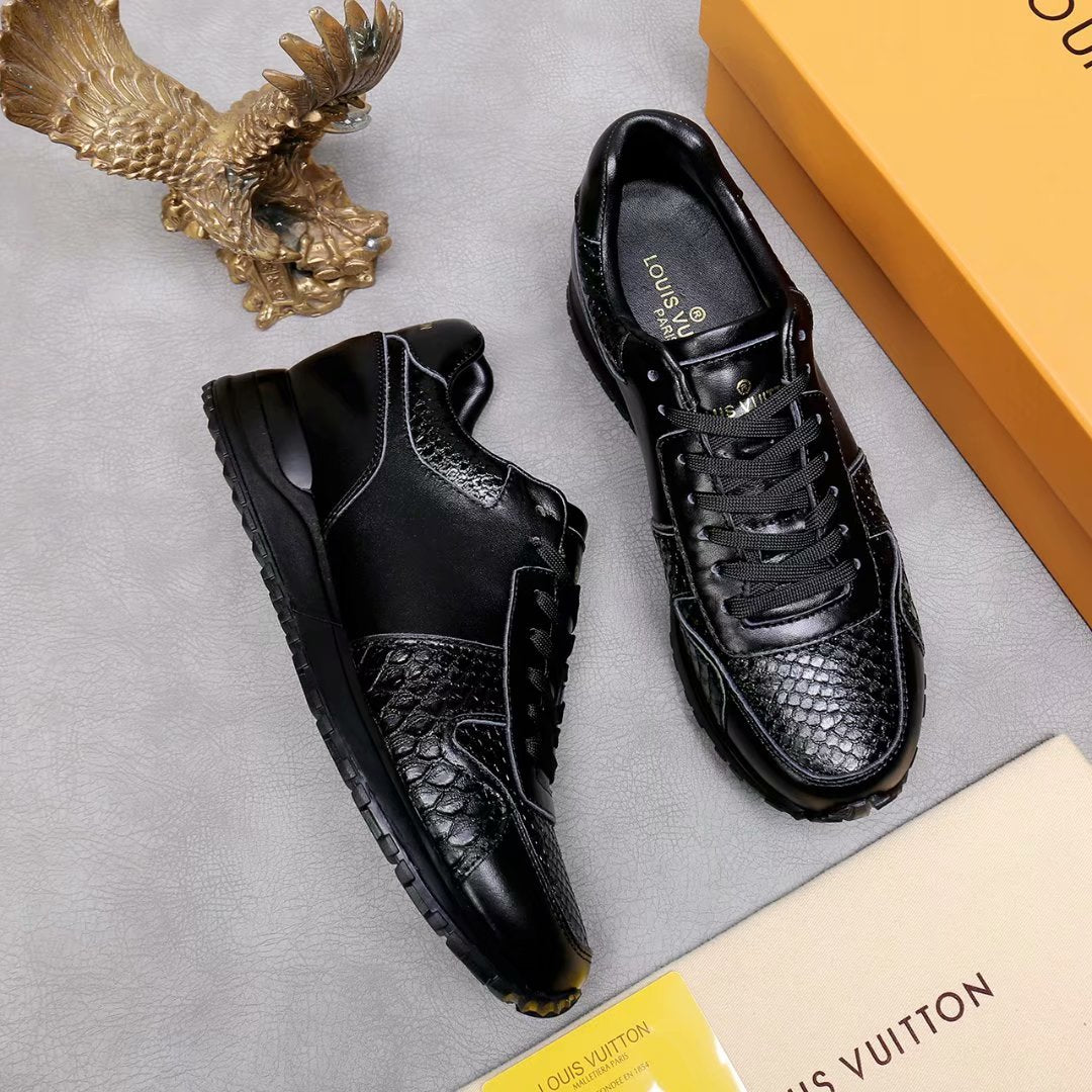 The Bags Vibe - Louis Vuitton Run Away Low Top Black Sneaker