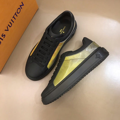 The Bags Vibe - Louis Vuitton Time Out Black Yellow Sneaker